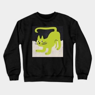 Big Yellow Cat Crewneck Sweatshirt